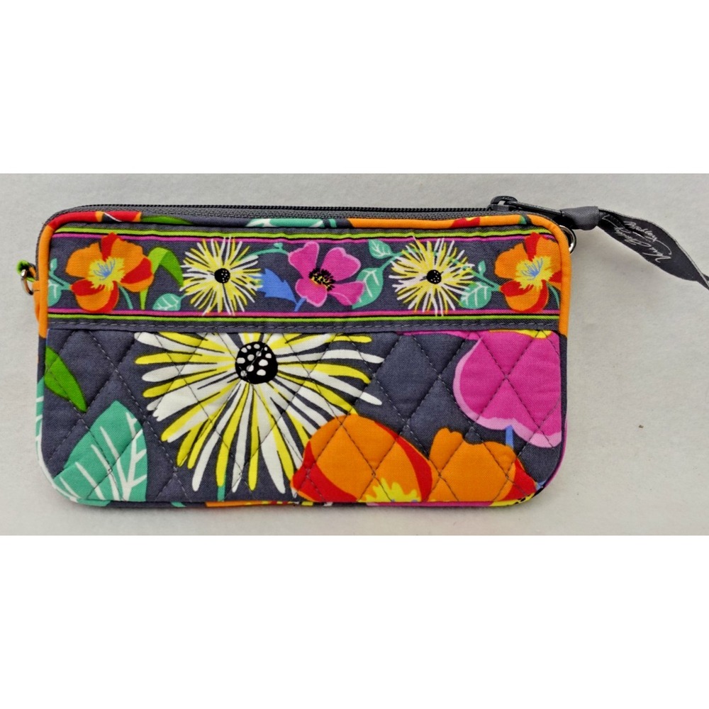 VERA BRADLEY JAZZY BLLOMS WOMEN'S WALLET - NEW